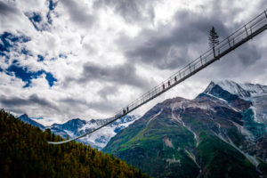 Pont de Randa, Randa bridge, Zermatt, Switzerland